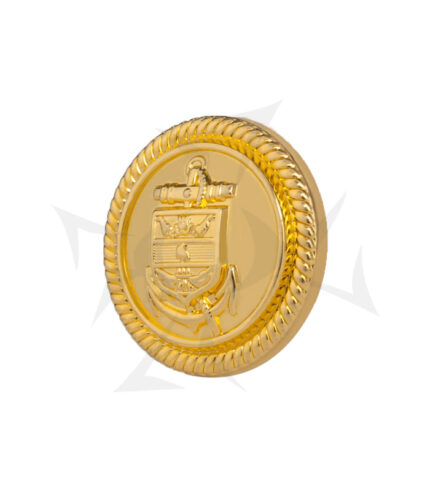 Botón Metálico Con Ojete Armada ''Fuerza''  17.5 mm