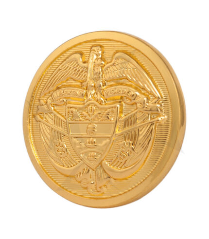 Botón Metálico Con Ojete Ejército Nacional 23 mm