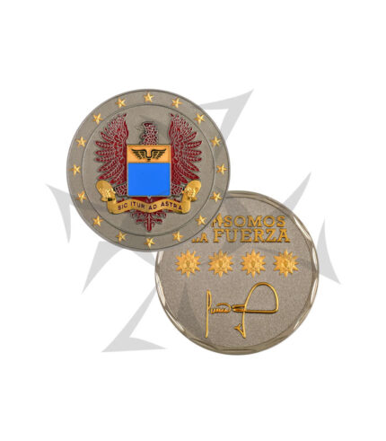 Moneda 45 mm Fuerza Aérea Somos La Fuerza 4 Soles