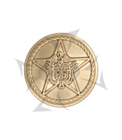 Botón Metálico Con Tornillo Para Gorra Policía 15,6 mm