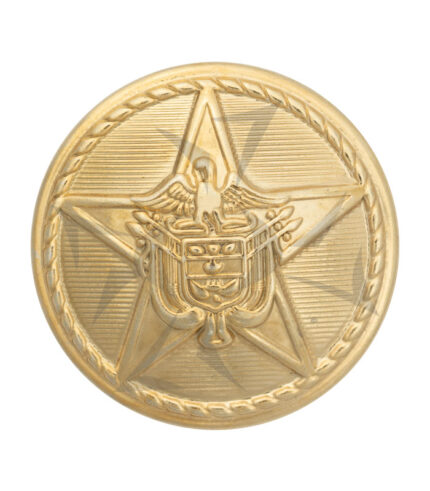 Botón Metálico Con Ojete Policía ''Fuerza'' 23 mm